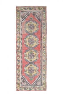 Varosh Anatolian Vintage Runner Rug - Thumbnail
