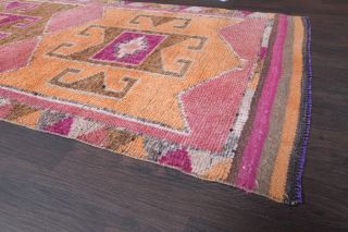 Hand-Knotted Vintage Runner Rug - Thumbnail