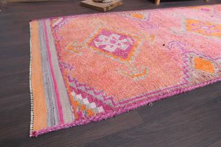 Antique Hand-Knotted Vintage Runner Rug - Thumbnail