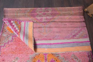 Antique Hand-Knotted Vintage Runner Rug - Thumbnail