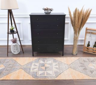 Hallway Vintage Runner Rug - Thumbnail