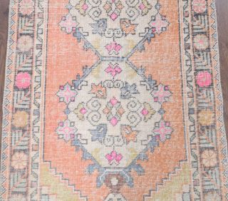 Hallway Vintage Anatolian Runner Rug - Thumbnail