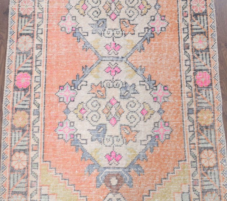 Hallway Vintage Anatolian Runner Rug