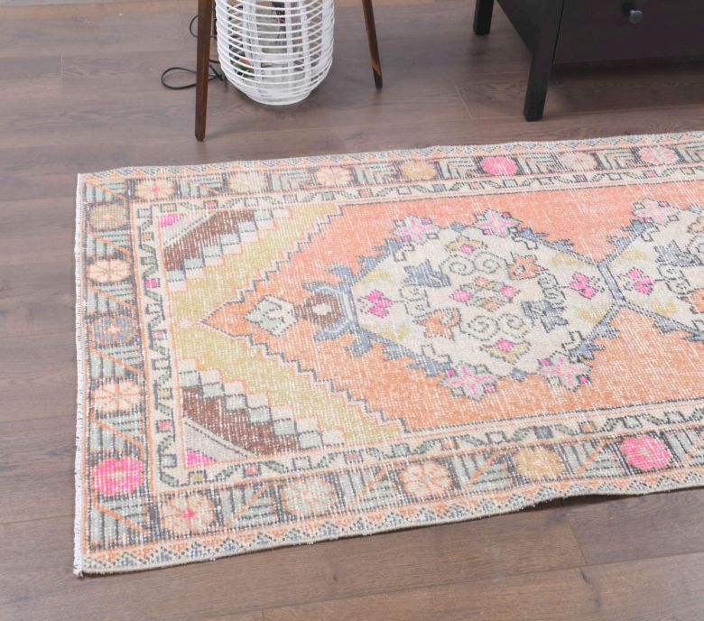 Hallway Vintage Anatolian Runner Rug