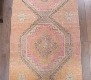 Turkish Vintage Runner Rug - Thumbnail