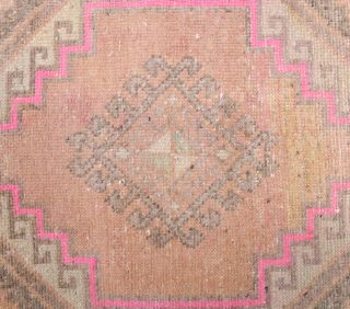 Turkish Vintage Runner Rug - Thumbnail