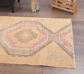 Turkish Vintage Runner Rug - Thumbnail