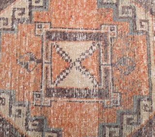 Turkish Vintage Runner Rug - Thumbnail