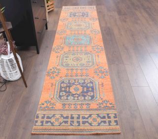 Turkish Vintage Runner Rug - Thumbnail