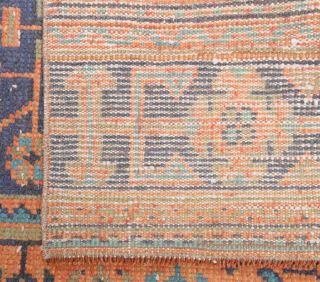 Turkish Vintage Runner Rug - Thumbnail