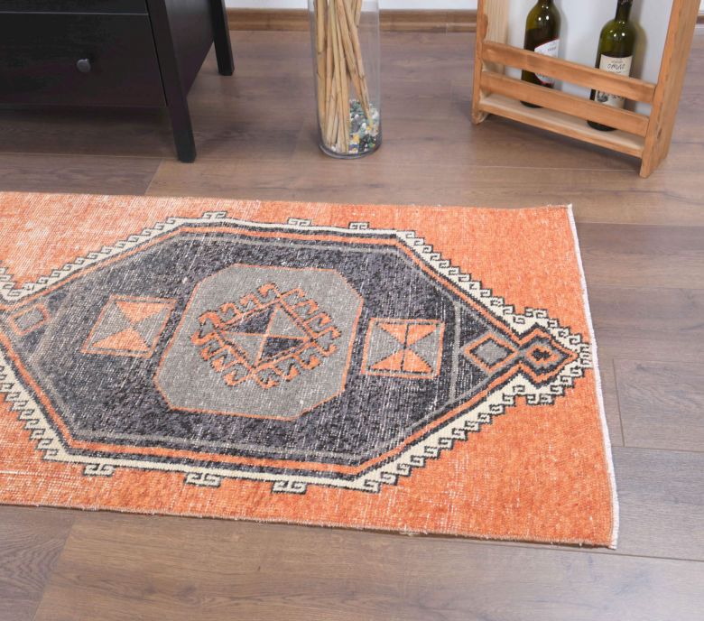 Orange Vintage Runner Rug