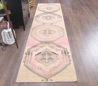 Natural Vintage Runner Rug - Thumbnail