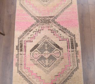 Natural Vintage Runner Rug - Thumbnail