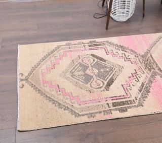 Natural Vintage Runner Rug - Thumbnail