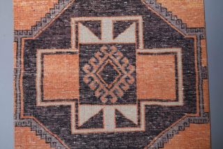 3x10 Orange Vintage Runner Rug - Thumbnail