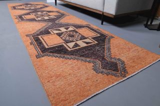 Orange Vintage Runner Rug - Thumbnail