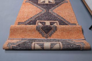 Orange Vintage Runner Rug - Thumbnail