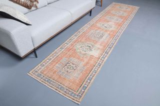 Oushak Vintage Runner Rug - Thumbnail