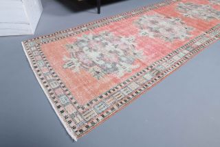 Turkish Oriental Vintage Runner Rug - Thumbnail