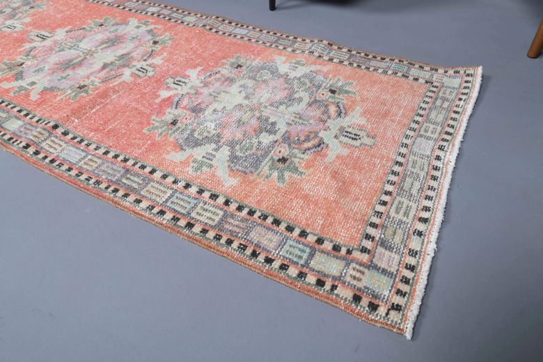 Turkish Oriental Vintage Runner Rug