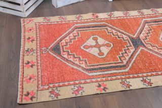 Vintage Kitchen & Hallway Anatolian Runner Rug - Thumbnail
