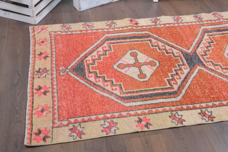 Vintage Kitchen & Hallway Anatolian Runner Rug