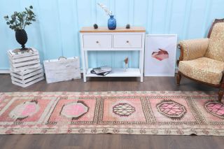 Turkish Vintage Anatolian Runner Rug - Thumbnail