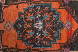 5x13 Wide Anatolian Runner, Folk Art Unique Vintage Runner Rug - Turkish Historic Motifs - Thumbnail