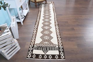 Boho Style Vintage Runner Rug - Thumbnail