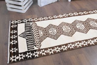 Boho Style Vintage Runner Rug - Thumbnail