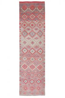 Hand-Knotted Vintage Runner Rug - Thumbnail