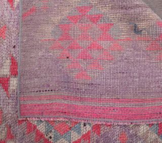 Hand-Knotted Vintage Runner Rug - Thumbnail