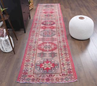 Turkish Vintage Runner Rug - Thumbnail