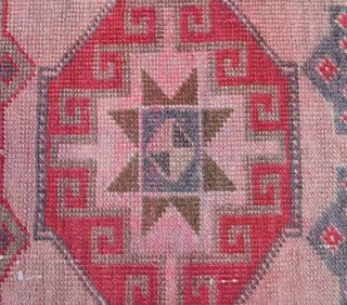 Turkish Vintage Runner Rug - Thumbnail