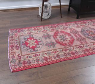 Turkish Vintage Runner Rug - Thumbnail