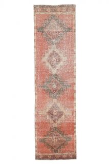 Oushak Vintage Runner Rug - Thumbnail