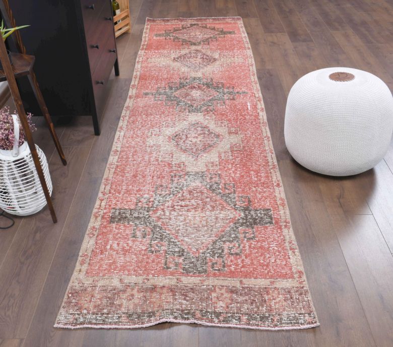 Oushak Vintage Runner Rug