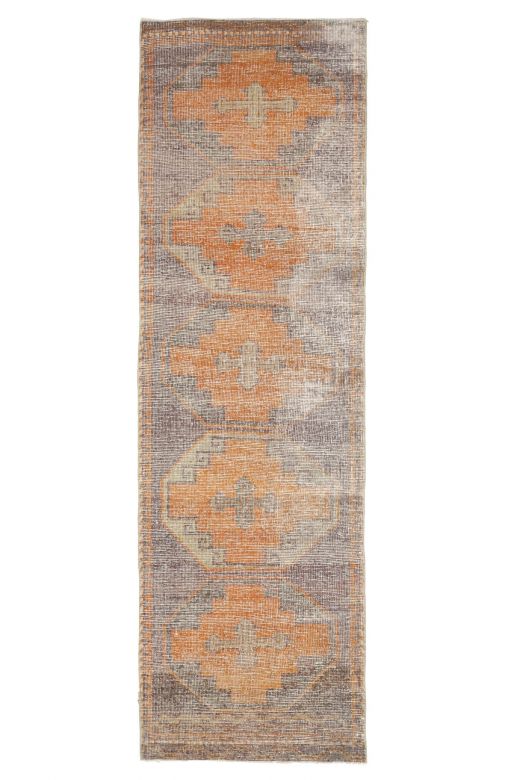 Oushak Vintage Runner Rug