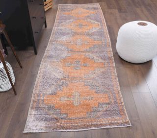 Oushak Vintage Runner Rug - Thumbnail