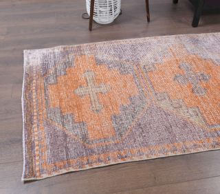 Oushak Vintage Runner Rug - Thumbnail