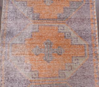 Oushak Vintage Runner Rug - Thumbnail