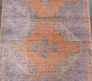 Oushak Vintage Runner Rug - Thumbnail