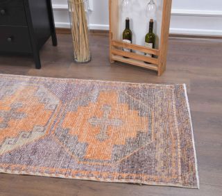 Oushak Vintage Runner Rug - Thumbnail