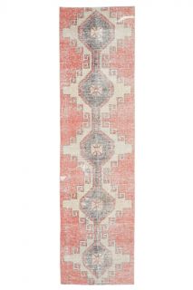 Turkish Vintage Runner Rug - Thumbnail