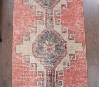 Turkish Vintage Runner Rug - Thumbnail