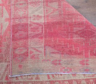 Hand-Knotted Vintage Runner Rug - Thumbnail