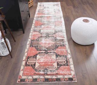 Turkish Vintage Runner Rug - Thumbnail