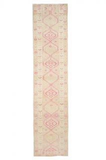 Vintage Runner Shabby Chic Anatolian Rug - Thumbnail