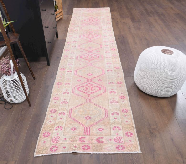 Vintage Runner Shabby Chic Anatolian Rug