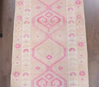 Vintage Runner Shabby Chic Anatolian Rug - Thumbnail
